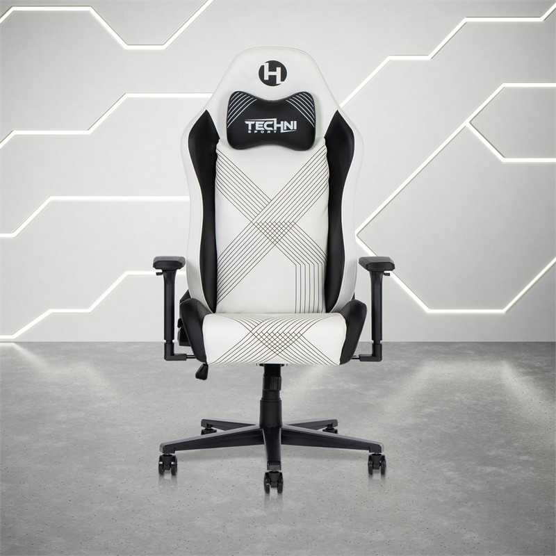 Techni Sport RTA-TS68C-WHT Comfort Edge White Gaming Chair