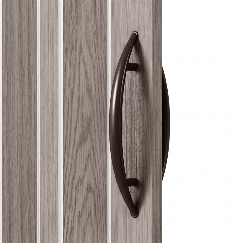 36&quot w double walled foldable heavy duty accordion doors - taupe