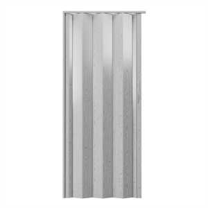 48&quot W Double Walled Foldable Heavy Duty Accordion Doors - Grey