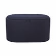 Storage Ottoman with Reversible Wooden Tray Top - Black