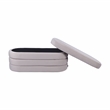 Velvet Ottoman Bench with Storage - Taupe