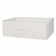 5-Drawer Dresser with Large Fabric Drawers - White