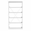 5-Drawer Dresser with Large Fabric Drawers - White