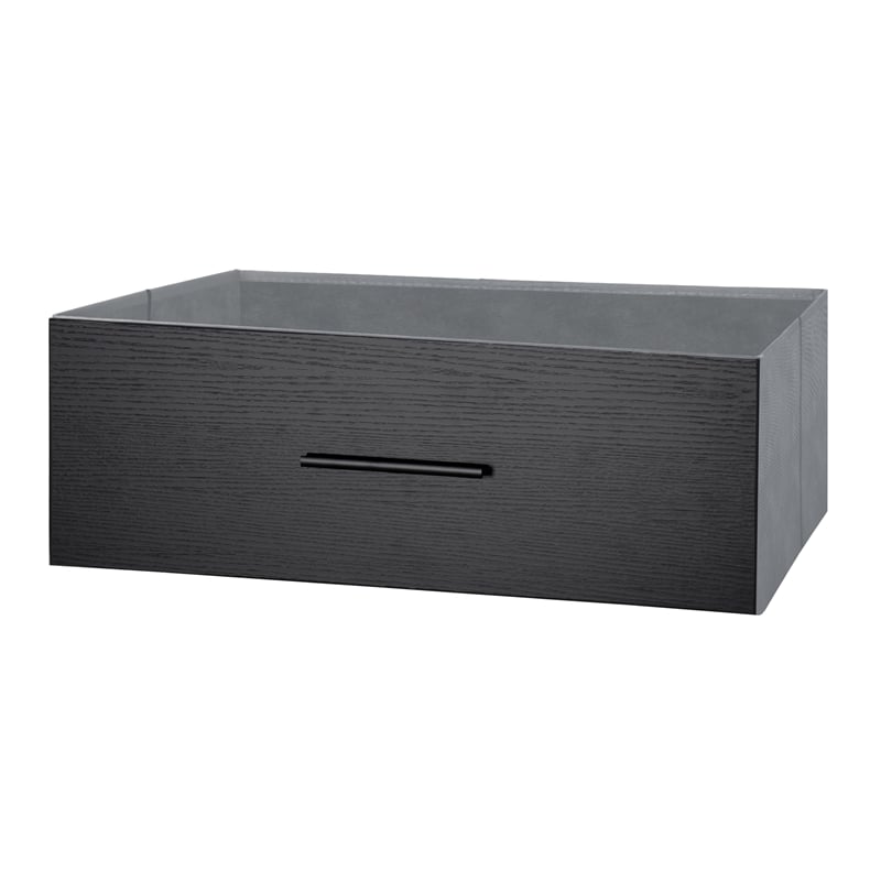 5-Drawer Dresser with Large Fabric Drawers - Black