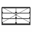 6-Drawer Dresser with Large Fabric Drawers - Black