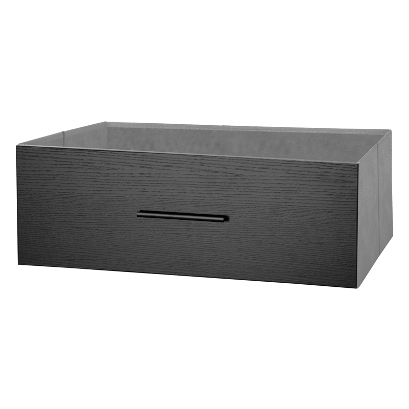 6-Drawer Dresser with Large Fabric Drawers - Black