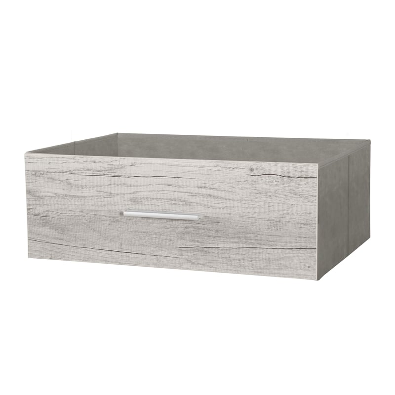 6-Drawer Dresser with Large Fabric Drawers - Grey