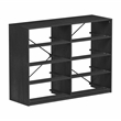 8-Drawer Dresser with Large Fabric Drawers - Black