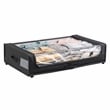 Set of 2 Under-Bed Rolling Storage Container with Transparent Cover