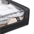 Set of 2 Under-Bed Rolling Storage Container with Transparent Cover