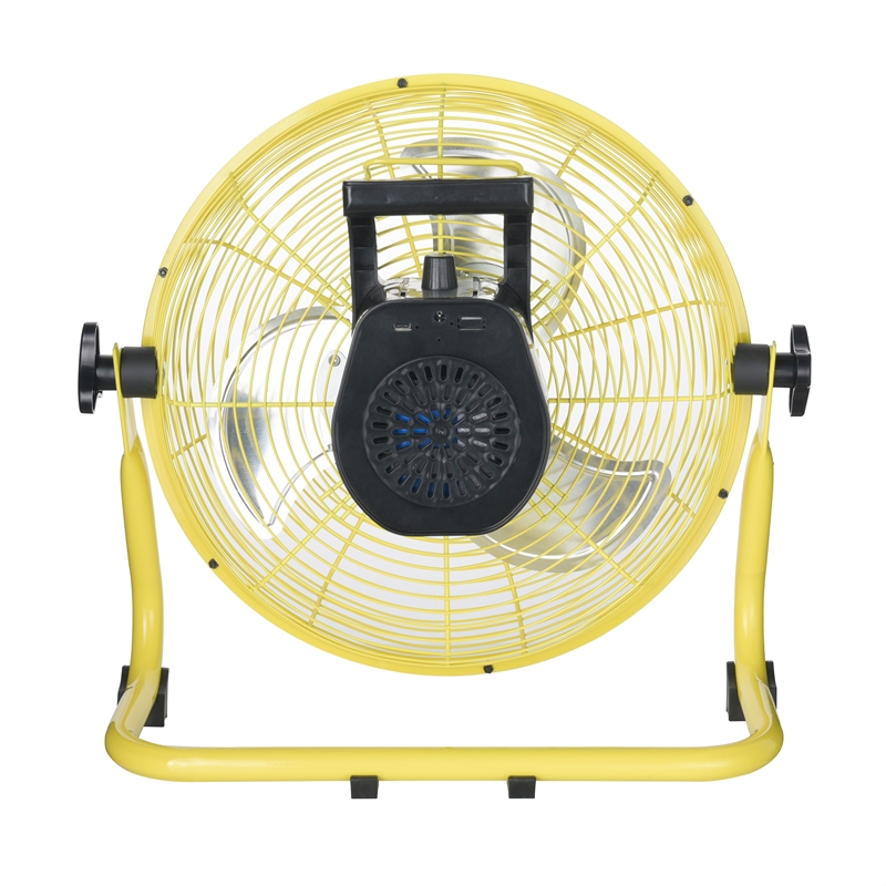 Techni Home 12in. Rechargeable Battery-Operated High Velocity Fan