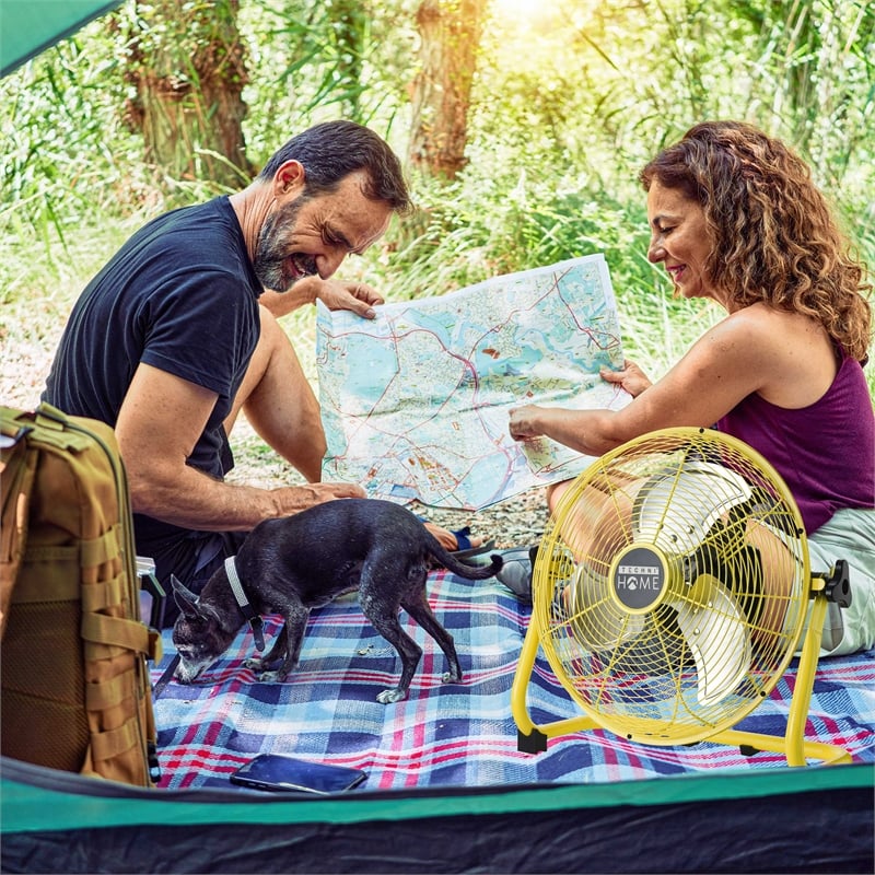 Techni Home 12in. Rechargeable Battery-Operated High Velocity Fan