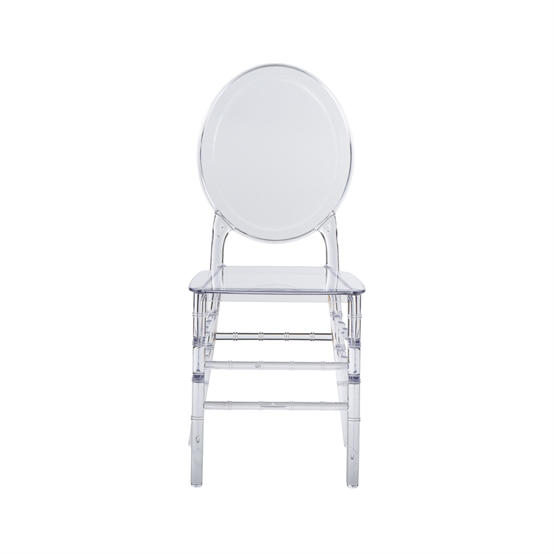 Techni Home Stackable Ghost Style Clear Acrylic Event Chairs - Set of 2