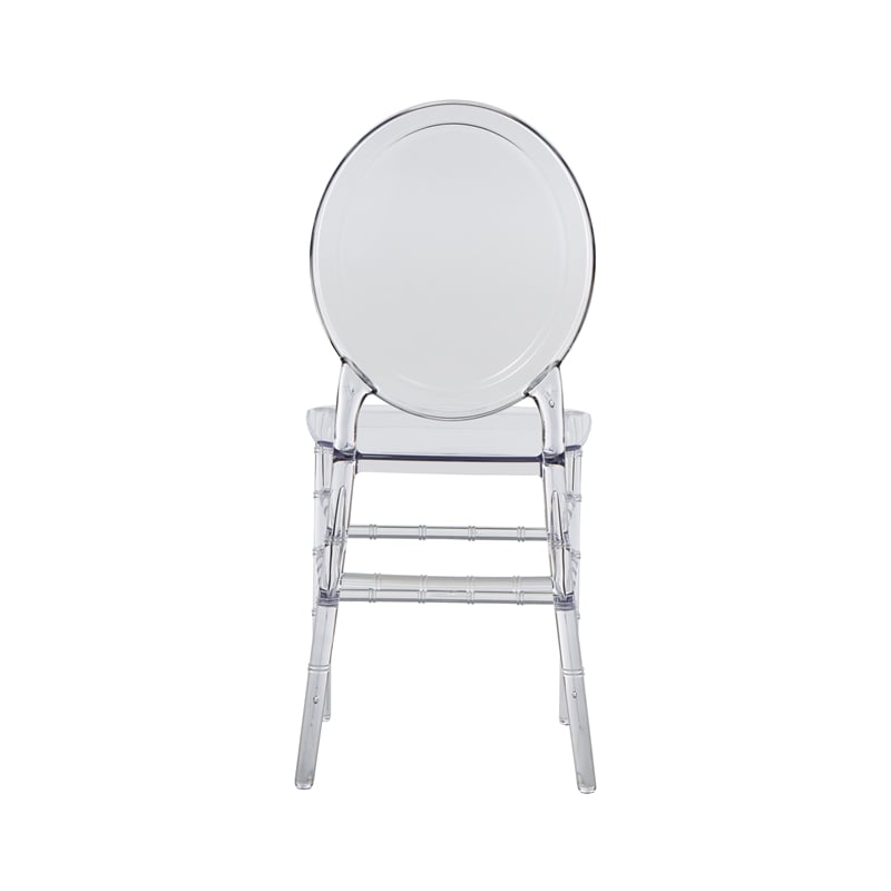 Techni Home Stackable Ghost Style Clear Acrylic Event Chairs - Set of 2
