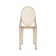 Techni Home Stackable Amber Acrylic Ghost Event Chairs - Set of 4