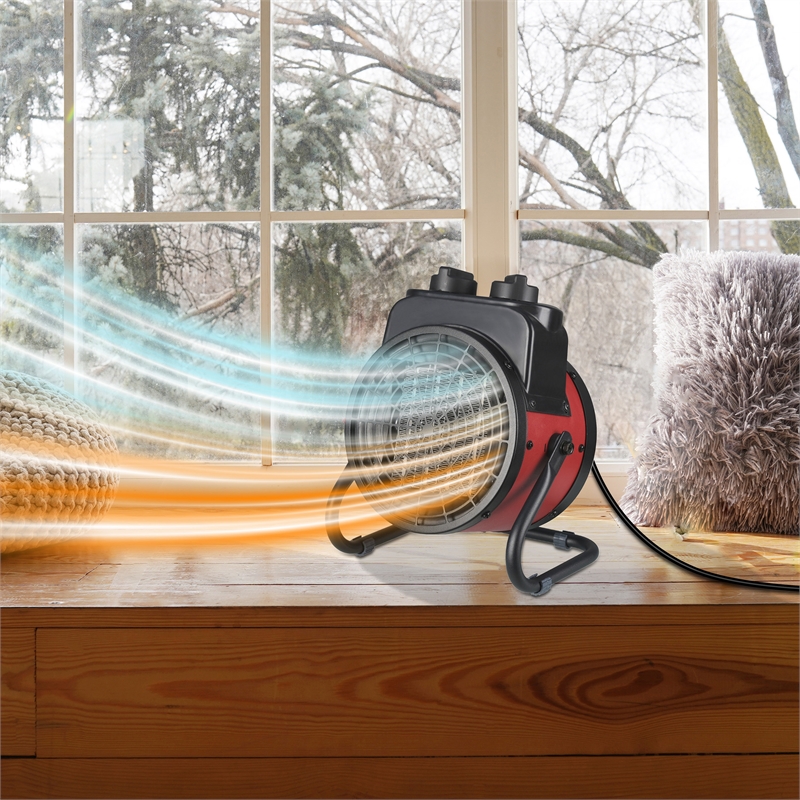 Techni Home 1500W Industrial Electric Heater with Ceramic Element