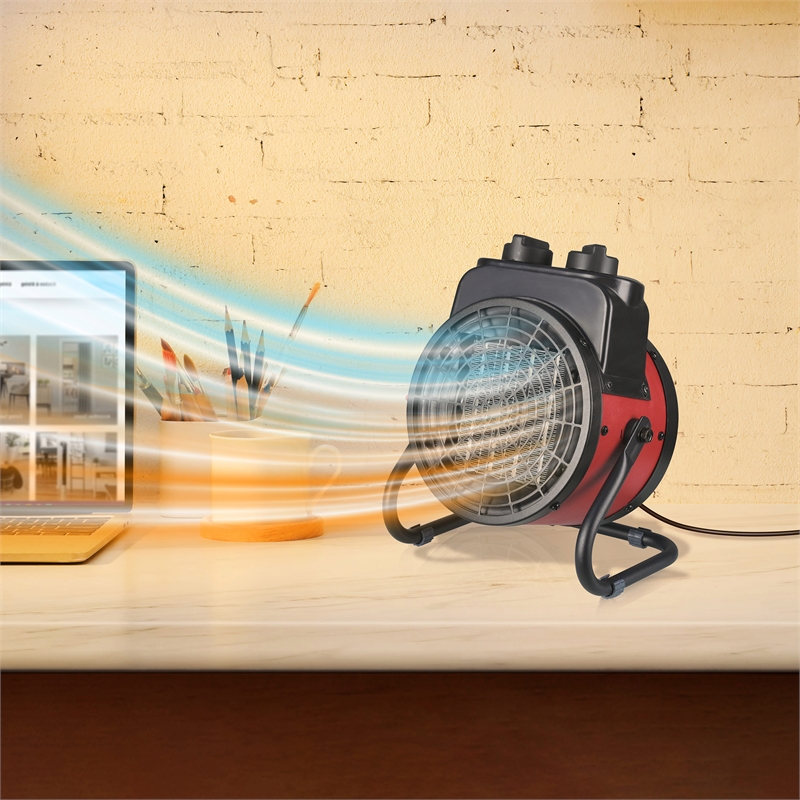 Techni Home 1500W Industrial Electric Heater with Ceramic Element