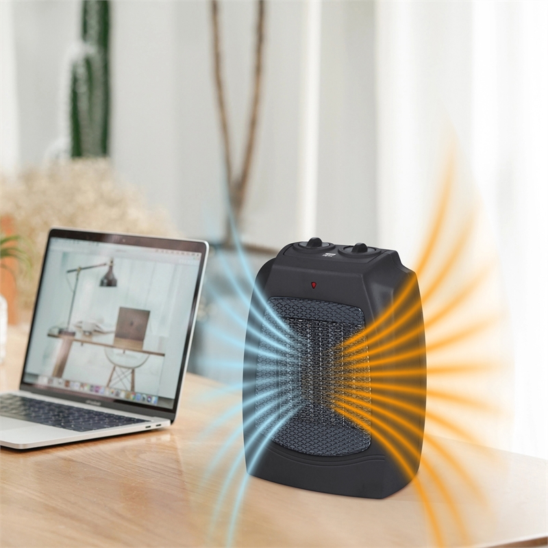 Techni Home 1500W Dual Comfort 2-in-1 Portable Space Heater & Fan