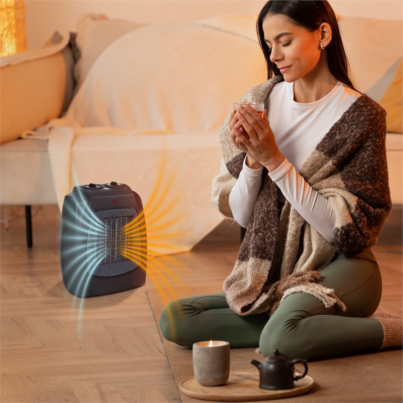 Techni Home 1500W Dual Comfort 2-in-1 Portable Space Heater & Fan