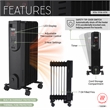 Techni Home Oil-Filled Radiator Space Heater