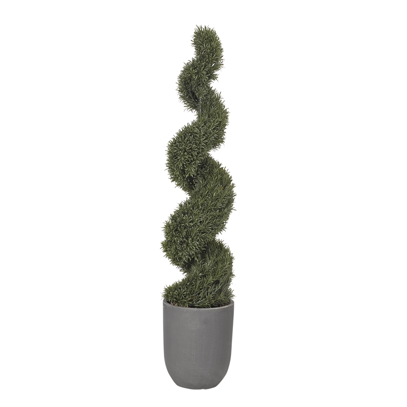 6' Spiral Rosemary Topiary in Campbell Planter