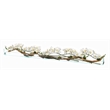 White Real-Touch Orchids and Ghostwood in XL Aquaria Planter