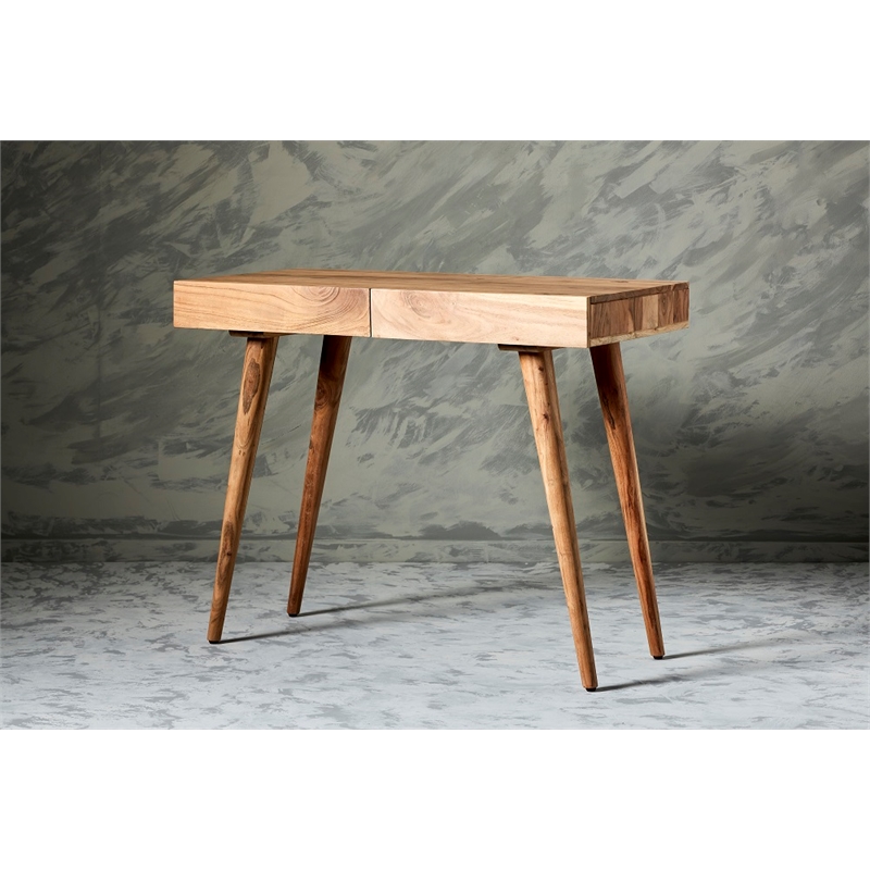 Pratt 39 inch Office Desk in Natural finish