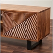 Linear Hardwood TV Stand with Storage for TV up to 63 inches