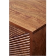Linear Hardwood TV Stand with Storage for TV up to 63 inches