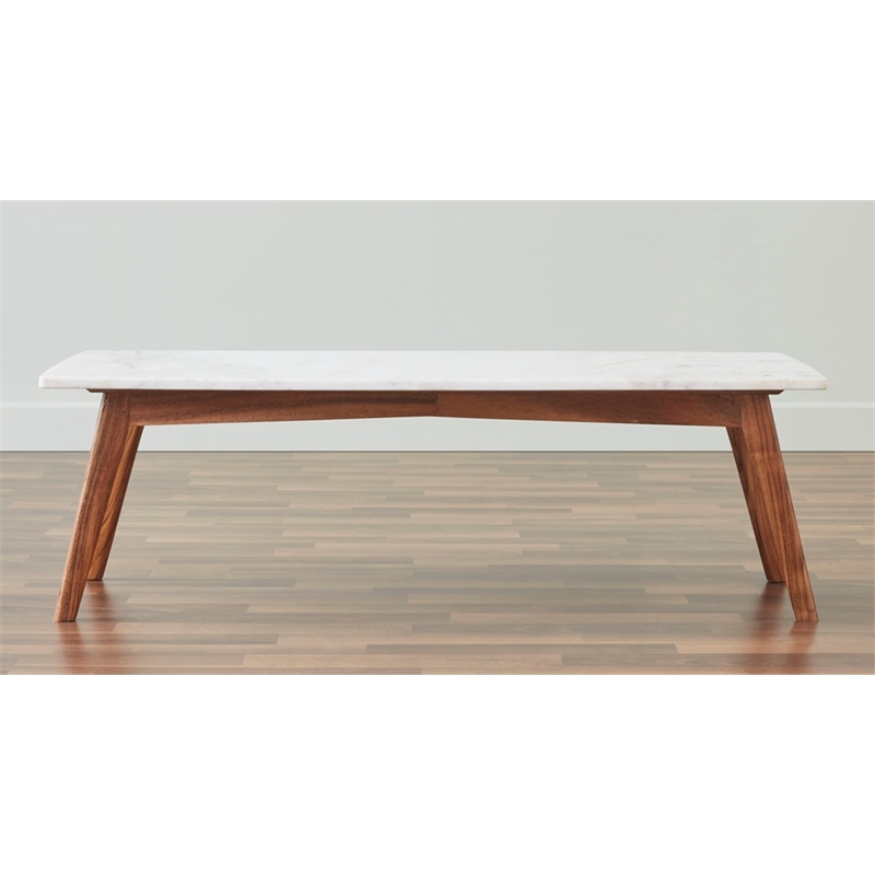 Nero white authentic marble rectangle coffee table
