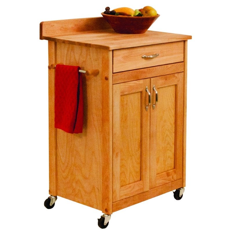 Catskill Craftsmen Kitchen Cart In Natural Birch Cymax Business   1473240 2 L 