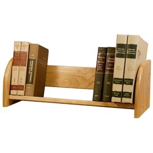 catskill craftsmen tabletop book rack in natural