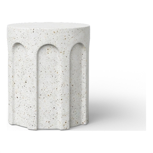 Urbia Mixx Atlas Stool in Ivory Terrazzo
