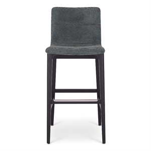 Urbia Modern Brazilian Godan Bar Stool in Jackpot Teal Seat Ebano Frame