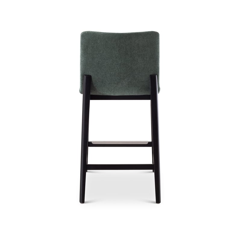 Urbia Modern Brazilian Godan Counter Stool in Jackpot Teal Seat Ebano Frame