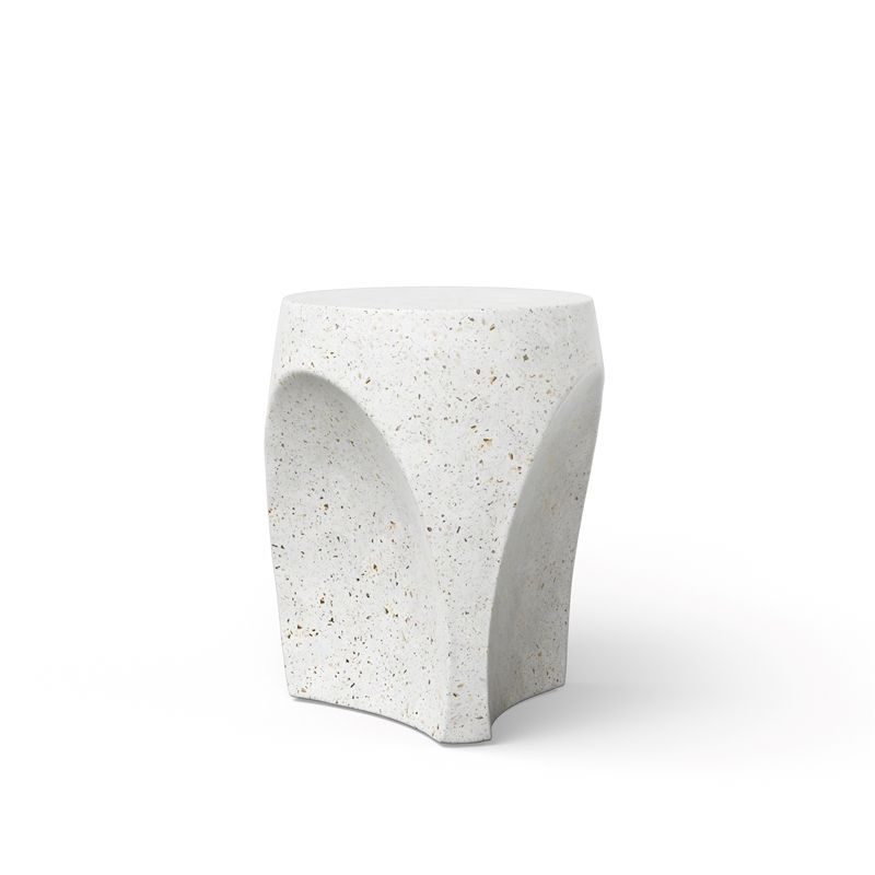 Urbia Mixx Thalia Stool in Ivory Terrazzo