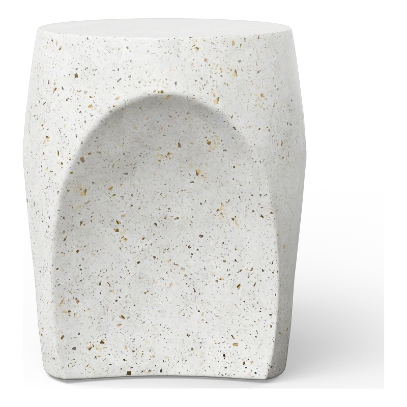 Urbia Mixx Thalia Stool in Ivory Terrazzo