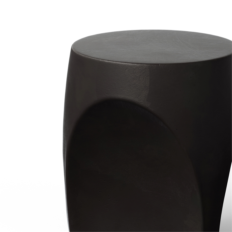 Urbia Mixx Thalia Stool in Lava Black