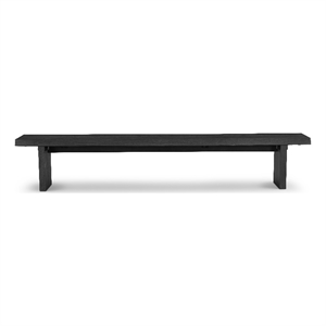 Urbia 102&quot Brooks Bench in Ebonized Frame