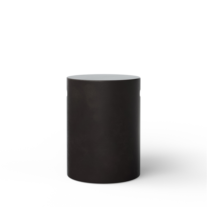 Urbia Mixx Cylinder Stool in Lava Black