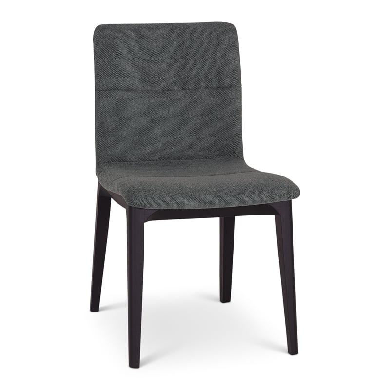 Urbia Modern Brazilian Godan Side Chair in Jackpot Teal Seat Ebano Frame