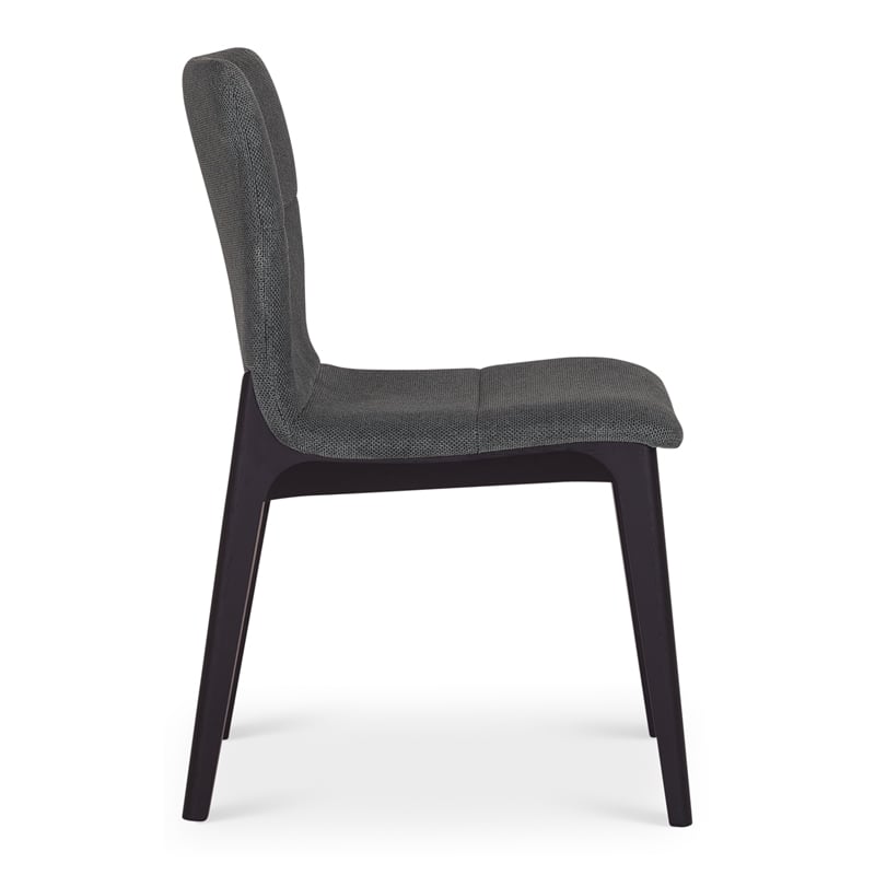 Urbia Modern Brazilian Godan Side Chair in Jackpot Teal Seat Ebano Frame