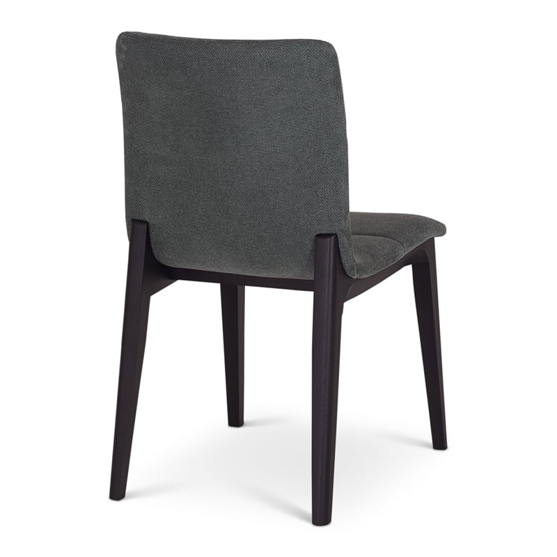 Urbia Modern Brazilian Godan Side Chair in Jackpot Teal Seat Ebano Frame