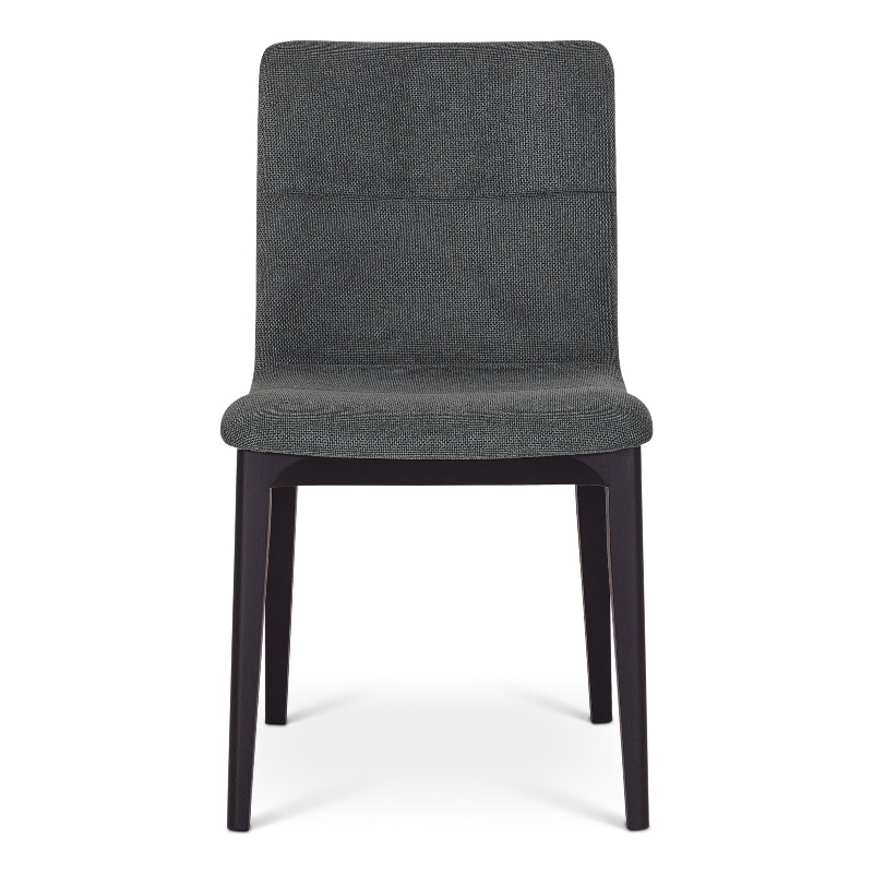Urbia Modern Brazilian Godan Side Chair in Jackpot Teal Seat Ebano Frame