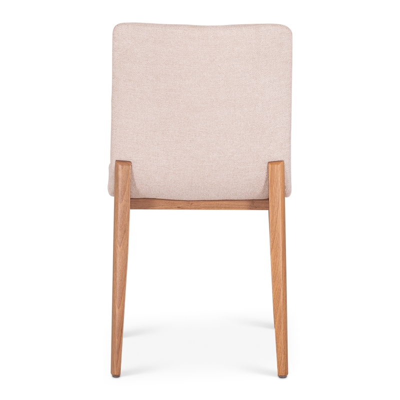 Urbia Modern Brazilian Godan Side Chair in Harvest Natural Seat Domasco Frame