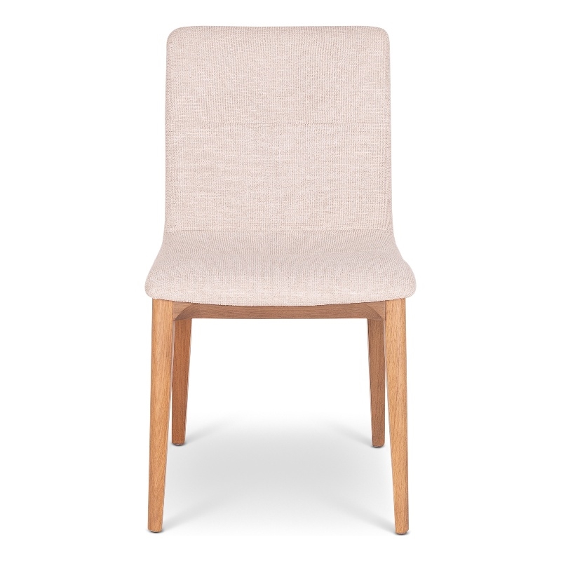 Urbia Modern Brazilian Godan Side Chair in Harvest Natural Seat Domasco Frame