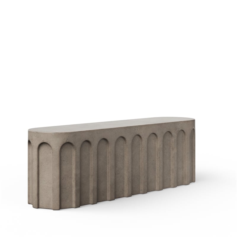 Urbia Mixx Atlas Bench in Dark Gray
