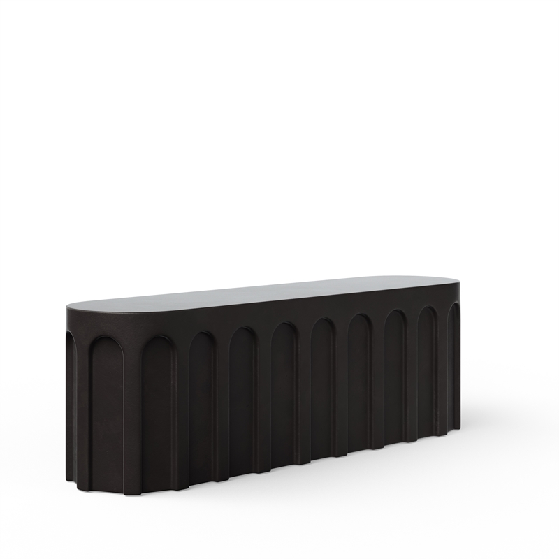 Urbia Mixx Atlas Bench in Lava Black