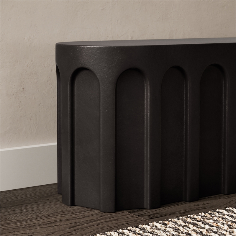 Urbia Mixx Atlas Bench in Lava Black