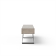 Urbia Mixx Industrial Bench in Black Legs Dark Grey Seat